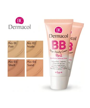 Dermacol BB cream Magic Beauty 8B1 (Fair) - Buy Online on GoSupps.com