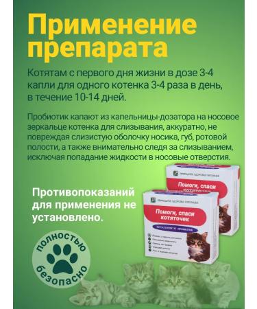 with a small shoe Vetosporin Probiotic help save kittens for cats - Buy Online on GoSupps.com