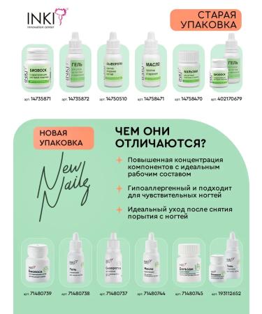 INKI Keratin products set for strengthening and growth of nails - Buy Online on GoSupps.com