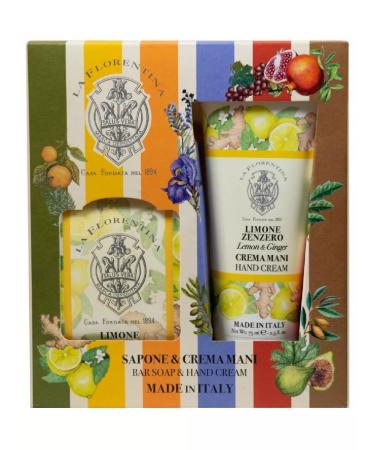 LA FLORENTINA set lemon and ginger hand cream 75 ml+-1pcs