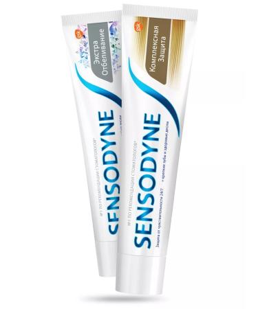 Sensodyne Toothpaste whitening and complex protection 75 ml 2 pcs