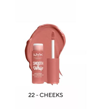 NYX Professional Makeup Matte lipstick Smooth Whip Matte Lip shade 22