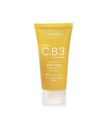 Ziaja Night face cream with vitamin C and niacinamide 50 ml - Buy Online on GoSupps.com