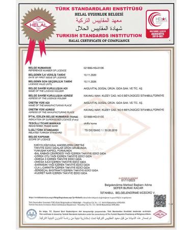 Shiffa Home Aksu Vital Shiffahomeomega369th (highly purified) 1000 mg 100kap - Buy Online on GoSupps.com