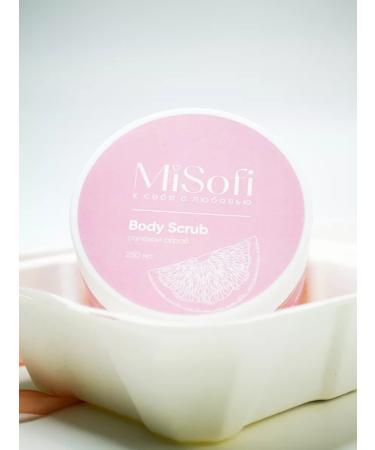 MiSofi Salt Anti -cellulite body scrub with shimmer - Buy Online on GoSupps.com