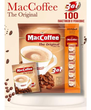 MacCoffee Maccof Original 3 in 1 drink 100 pcs 20 g