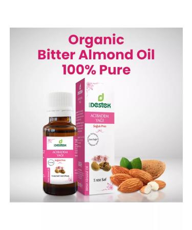 DESTEK Cosmetic oil of Gorky almonds 20 ml - Buy Online on GoSupps.com