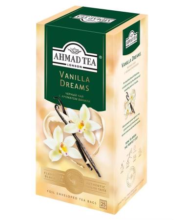 Ahmad Tea Black tea "Vanilla Dreams" 2pcs of 25 packets - Buy Online on GoSupps.com