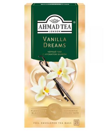 Ahmad Tea Black tea "Vanilla Dreams" 2pcs of 25 packets - Buy Online on GoSupps.com