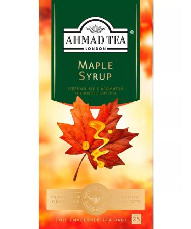 Ahmad Tea Green tea "Maple Syrup" 2pcs x 25 packets. Maple syrup - Buy Online on GoSupps.com