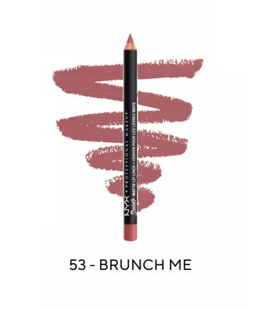 NYX Professional Makeup Suede Lip Liner lip pencil tone 53 Brunch Me