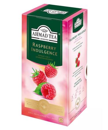 Ahmad Tea Black tea "Raspberry Indulgence" 2pcs x 25 packets. Raspberry - Buy Online on GoSupps.com