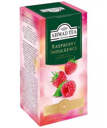 Ahmad Tea Black tea "Raspberry Indulgence" 2pcs x 25 packets. Raspberry - Buy Online on GoSupps.com