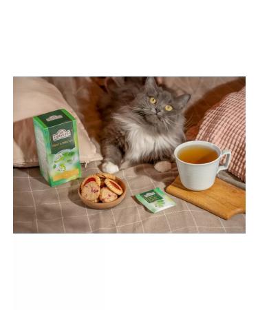 Ahmad Tea Green tea "Mint & Melissa" 2pcs 25 Packets. Mint and Melissa - Buy Online on GoSupps.com