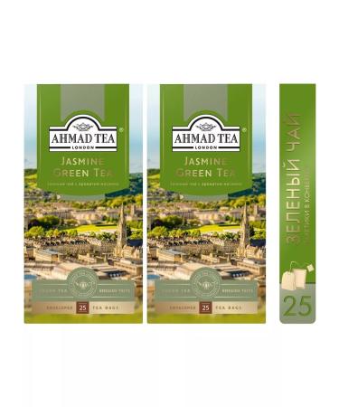 Ahmad Tea Green tea Jasmine Green Tea 2pcs 25 Pack. Green with jasmine