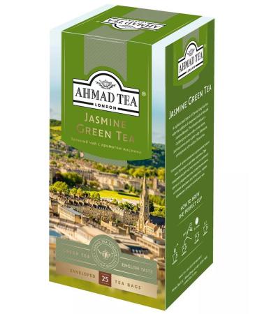 Ahmad Tea Green tea Jasmine Green Tea 2pcs 25 Pack. Green with jasmine - Buy Online on GoSupps.com