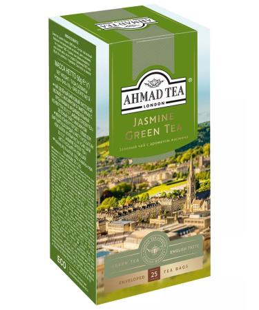 Ahmad Tea Green tea Jasmine Green Tea 2pcs 25 Pack. Green with jasmine - Buy Online on GoSupps.com