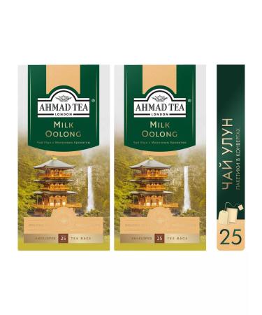 Ahmad Tea Tea "Milk Oolong" 2pcs of 25 packets. Dairy Ulun