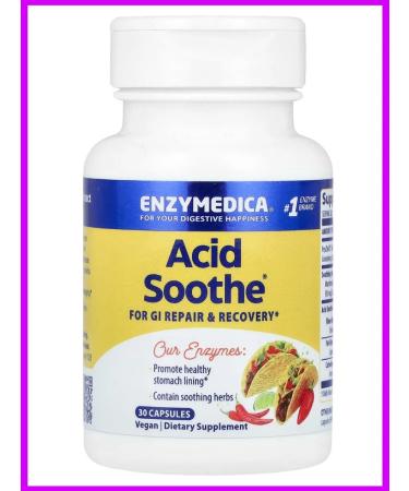 enzymedica Enzymes from heartburn and reflux 30 capsules