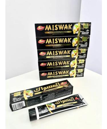 Dabur Super whitening toothpaste Miswak+coal 6pcs - Buy Online on GoSupps.com