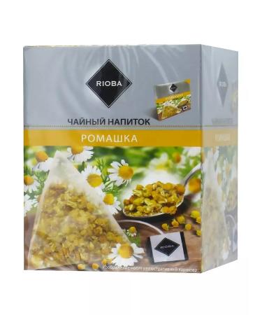 RIOBA Tea drink chamomile in bags 14 pcs - Buy Online on GoSupps.com