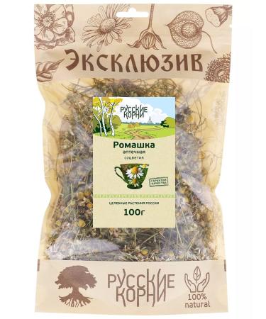 Russian roots Camomile pharmacy inflorescences herbal collection for tea 100 g