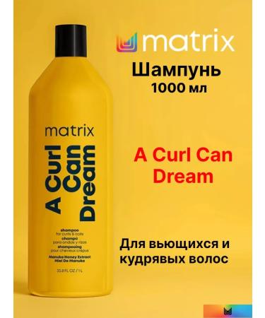 MATRIX Shampoo A Curl Can Dream for curly hair 1000ml