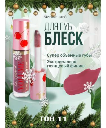 VIVIENNE SABO Lip gloss Le Grand Volume tone 11 plum