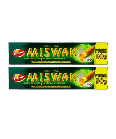 Dabur Misvak toothpaste 170 g - 2 pieces whitening - Buy Online on GoSupps.com