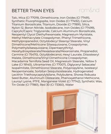 ROM&ND Palette of shadows for the eyelids m01. Dry Apple Blossom - Buy Online on GoSupps.com