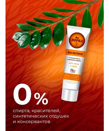 Fito cosmetics Vaseline mink cosmetic for the face and body 2 pcs - Buy Online on GoSupps.com