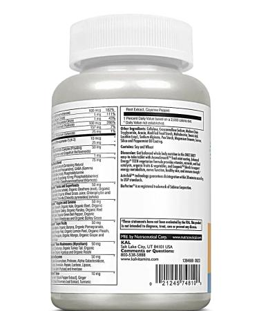 KAL Multivitamins for teenagers 60 vegetarian tablets - Buy Online on GoSupps.com