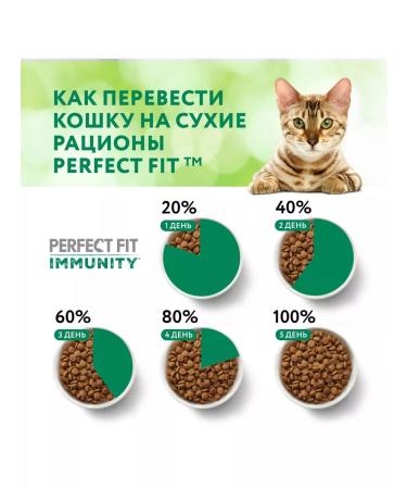 PERFECT FIT Dry Immunity food for cats of a turf is 0.58 kg 2 pcs - Buy Online on GoSupps.com