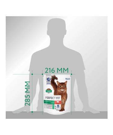 PERFECT FIT Feed for elderly sterilized cats of beef 0.65 kg 2 pcs - Buy Online on GoSupps.com
