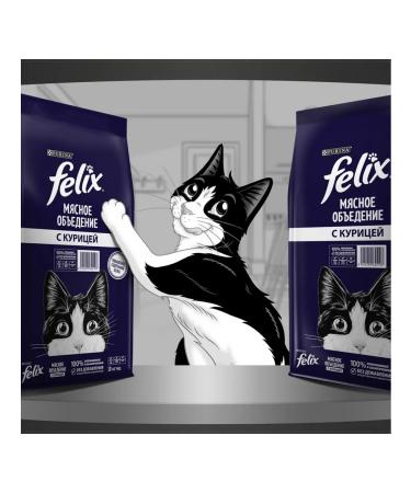 FELIX Feed dry meat eating for cats chicken 10 kg - Buy Online on GoSupps.com