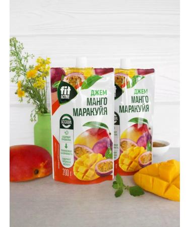 Fitparad Jam Apricot Mango Marakuya Doi-Pak X 2 (400 gr.) - Buy Online on GoSupps.com