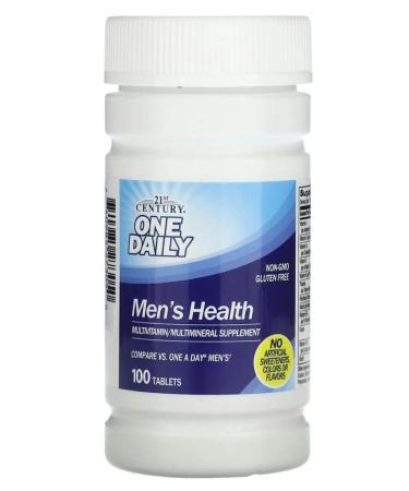 21st Century Vitamins for men One Daily for Mens Health 100 tablets - Buy Online on GoSupps.com