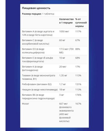 21st Century Vitamins for men One Daily for Mens Health 100 tablets - Buy Online on GoSupps.com