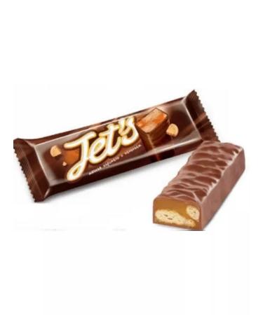 KDV Batonchik Jet's Jets cookies and caramel 18 pcs 42g - Buy Online on GoSupps.com