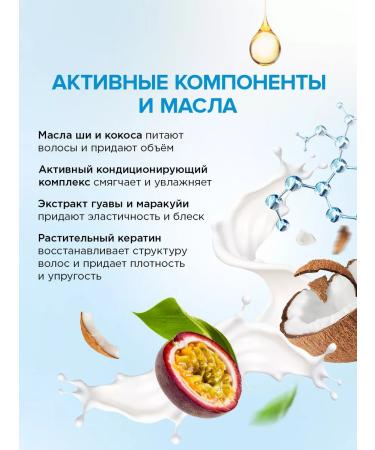 SYNERGETIC Shampoo and hair balm with keratin 750 ml x x 2 pcs - Buy Online on GoSupps.com