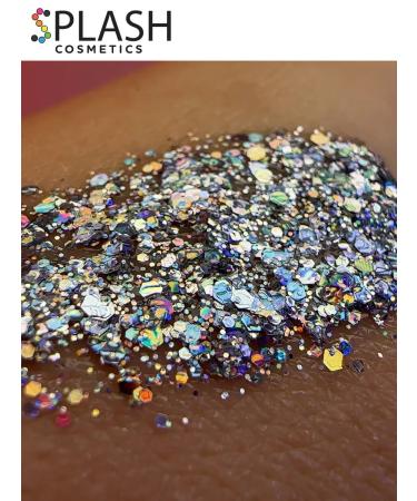 Splash Glitter gel glistening Holo Silver - Buy Online on GoSupps.com