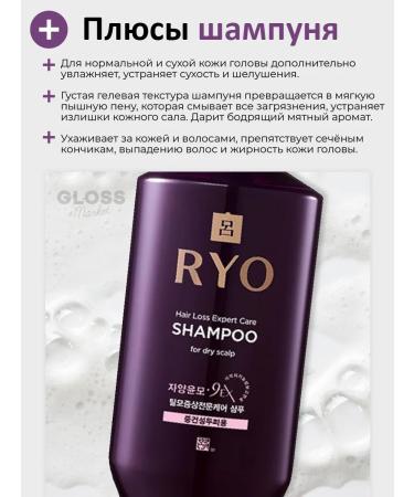 RYO Strengthening shampoo for hair from falling 400 ml - Buy Online on GoSupps.com