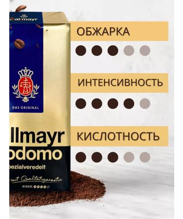 dallmayr Natural coffee ground Dalmar Prodeomo Arabica 100% 500g - Buy Online on GoSupps.com