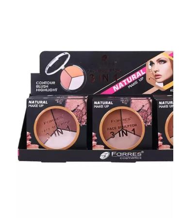 OF cosmetics Palette for contouring corrector sculptor concealer. 01 - Buy Online on GoSupps.com