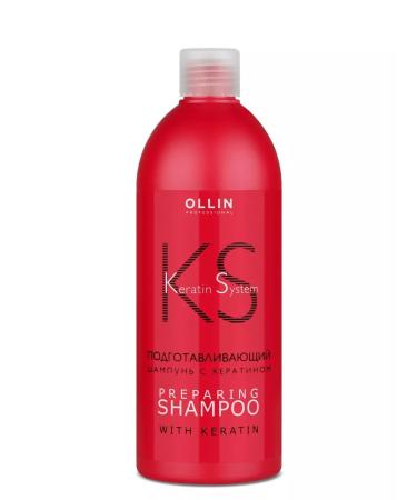 Ollin Professional Hair shampoo Keratin System Preparing 500 ml