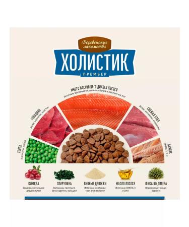 Country delicacies Feed Holistic Premier of sterilized cats salmon 2kg 2pcs - Buy Online on GoSupps.com