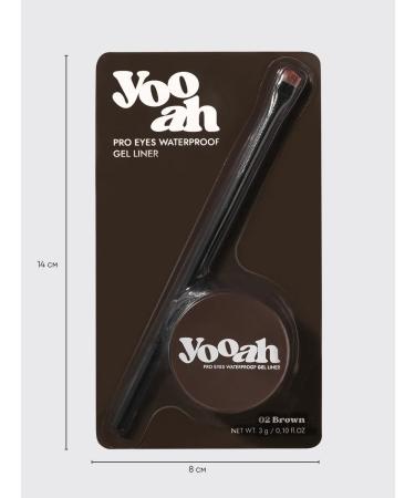 YOOAH Gel eyeliner waterproof 02 - Buy Online on GoSupps.com