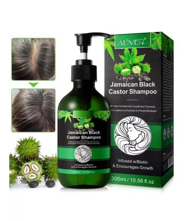 Aliver Black castor oil -based hair shampoo - Buy Online on GoSupps.com
