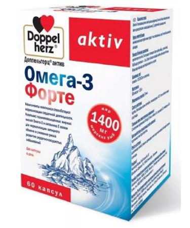 Doppelgerz Acts Omega-3 Fort 60 pcs capsules-1 pcs