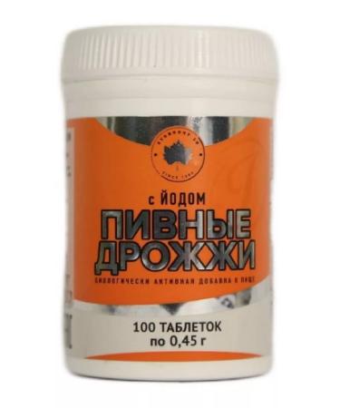 Svobodny 20 ZAO Beer yeast with iodine 100 pcs. Tablets weighing 0.45 G-2pcs
